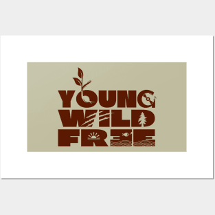 Young Wild and Free - Light Theme Posters and Art
